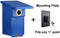 Kettle Moraine Recycled Eastern Bluebird House Nesting Box (1, Blue, Blue)