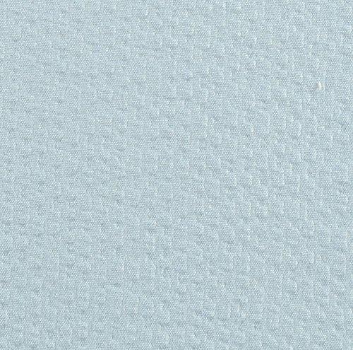 Mrs Awesome Embossed Microfiber Fabric Stall Shower Curtain Liner 54 x 72 inch, Washable and Water Repellent, White