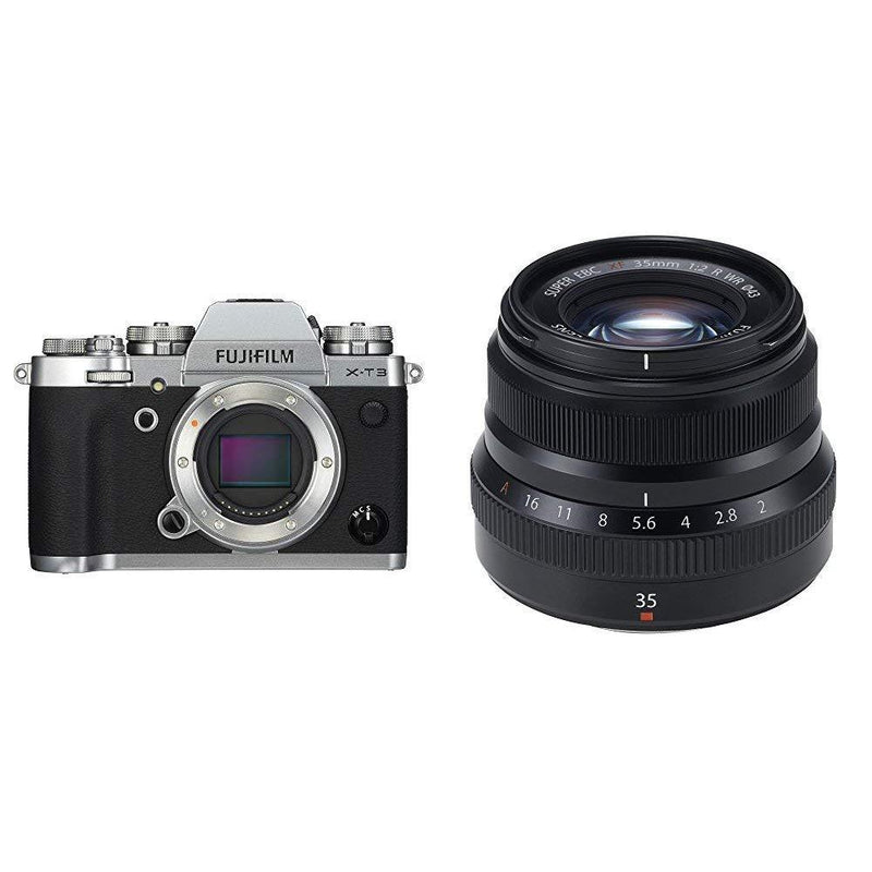 Fujifilm X-T3 Mirrorless Digital Camera (Body Only) - Silver