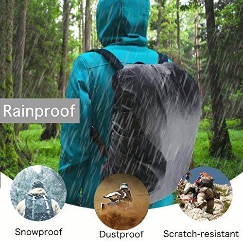 Frelaxy Waterproof Backpack Rain Cover for (15-90L), 2025 Upgraded Triple Waterproofing, Antislip Cross Buckle Strap, Ultralight Compact Portable, for Hiking, Camping, Biking, Outdoor, Traveling