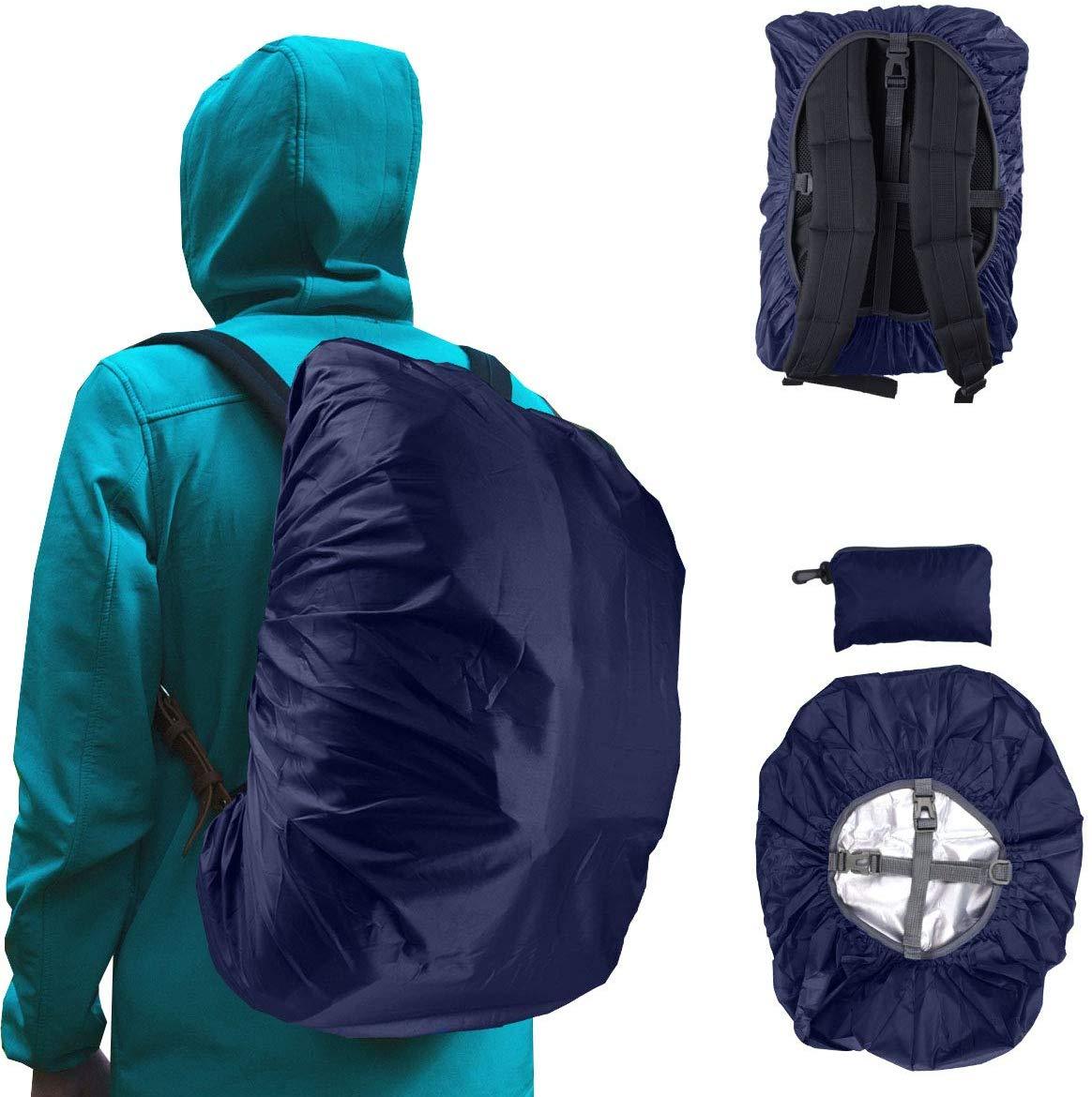 Frelaxy Waterproof Backpack Rain Cover for (15-90L), 2025 Upgraded Triple Waterproofing, Antislip Cross Buckle Strap, Ultralight Compact Portable, for Hiking, Camping, Biking, Outdoor, Traveling