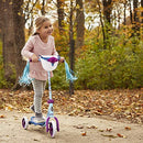 Huffy Disney Princess Preschool Scooter W/Lights, Streamers & A Water Bottle