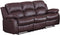 Homelegance Resonance 83" Bonded Leather Double Reclining Sofa, Brown