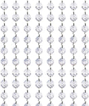 Crystal Acrylic Gems Bead Garland Strands, KinHom 16 Feet Hanging Clear 14mm Daimond Beads Chain Garlands for Manzanita Tree Centerpiece, Chandelier Bead Lamp Chain, Christmas/Wedding Party Decoration