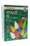 Sylvania Stay-Lit Platinum LED Indoor/Outdoor Christmas String Lights (Multi-Colored, 50ct C9 lights)