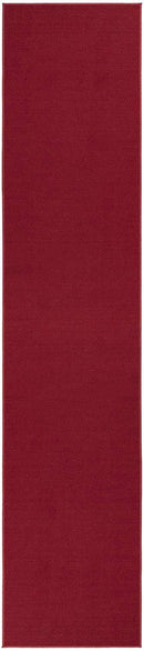 Ottomanson Ottohome Collection Runner Rug, 2'7" x 10', Red