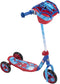 Huffy Kids Preschool Scooter for Boys Disney Pixar Cars & Toy Story, Star Wars, Marvel Spider-Man, 3 Wheel Toy