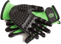 K&K Pet Grooming Gloves - Patented #1 Ranked, Award Winning Shedding, Bathing, & Hair Remover Gloves - Gentle Brush for Cats, Dogs, and Horses