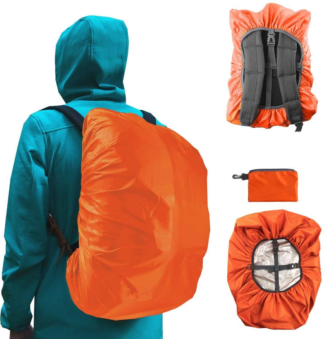 Frelaxy Waterproof Backpack Rain Cover for (15-90L), 2025 Upgraded Triple Waterproofing, Antislip Cross Buckle Strap, Ultralight Compact Portable, for Hiking, Camping, Biking, Outdoor, Traveling