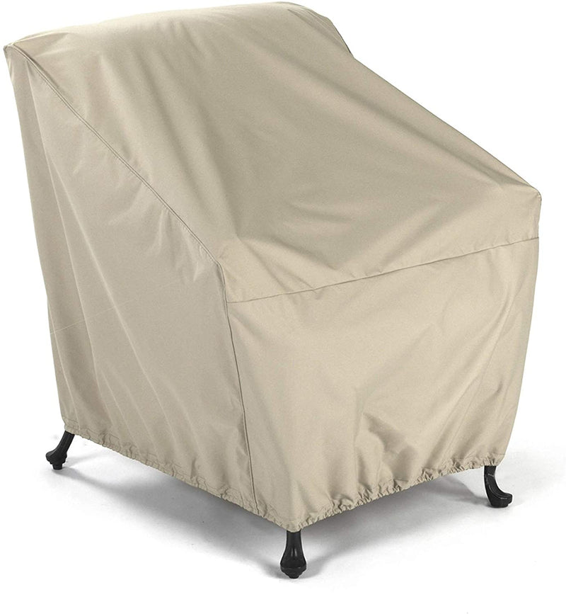 Y- STOP - Outdoor Chair Cover - Fits 34 Inch Width, 40 Inch Depth and 40 Inch Height - Ultima Ripstop - 600D Fade Resistant Poly - Breathable Covered Ventilation -7 Year Warranty - Ripstop Grey