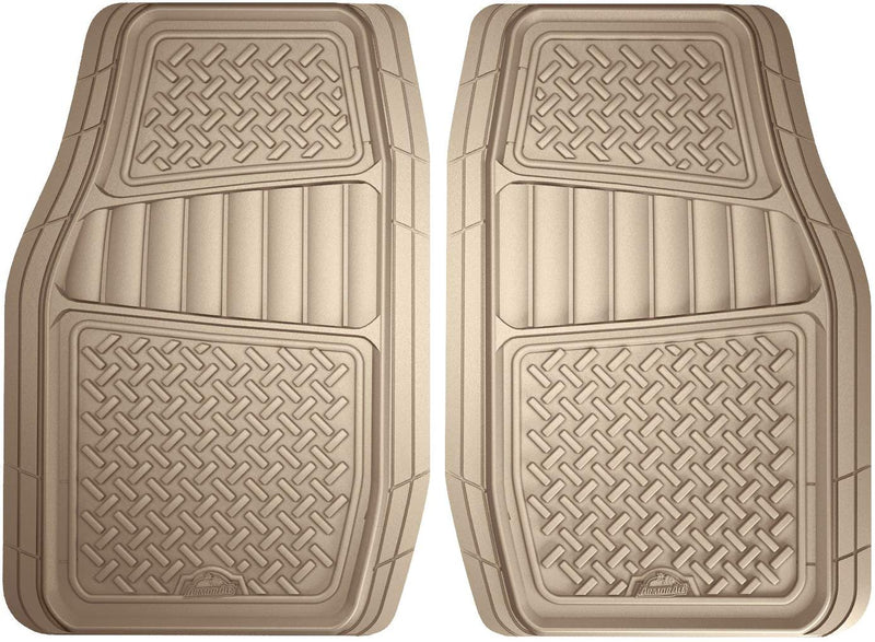 Custom Accessories Armor All 78842 4-Piece Tan All Season Rubber Floor Mat