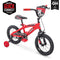 Huffy Kid Bike Moto X, Fast Assembly Quick Connect, 12", Gloss Red