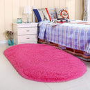 PAGISOFE Ultra Soft 4.5cm Velvet Bedroom Rugs Kids Room Carpet Modern Shaggy Area Rugs Home Decor 2.6' X 5.3', Hot-Pink