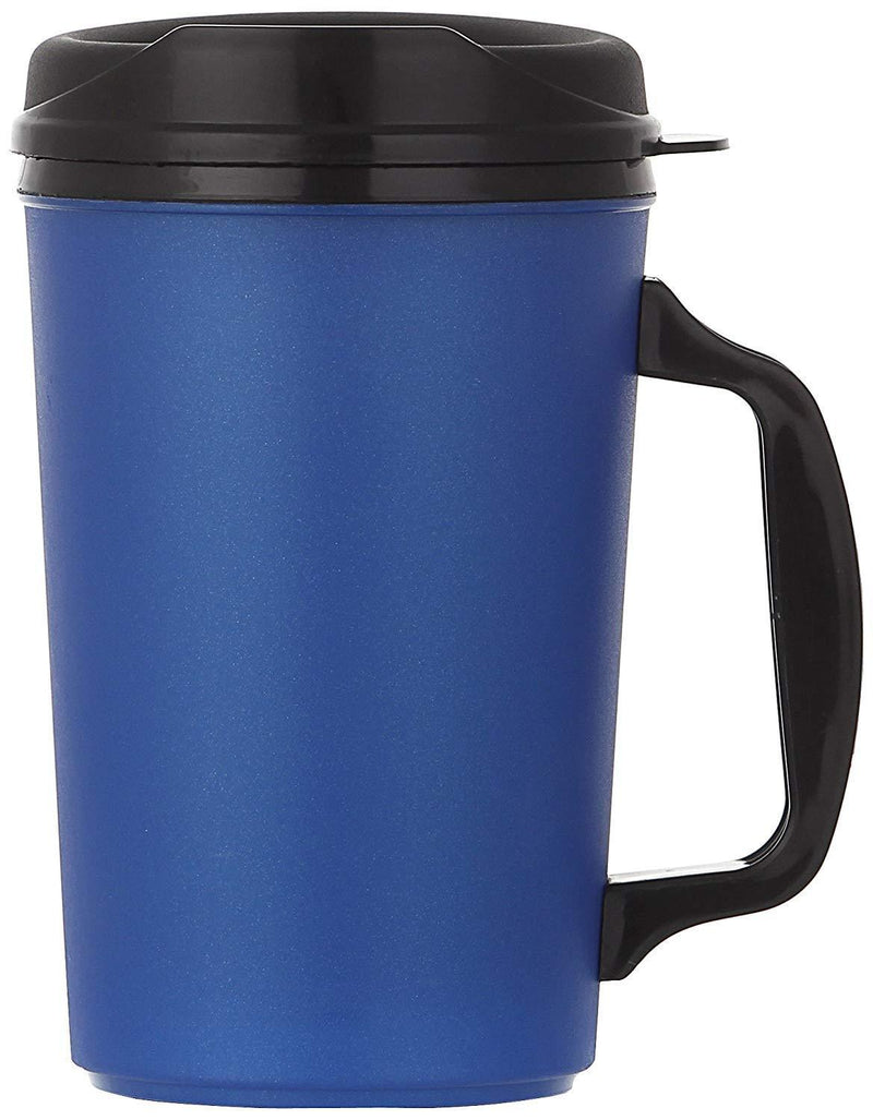 ThermoServ 520A02601A1 Foam Insulated Mug, 20-Ounce, Pearl Dark Blue