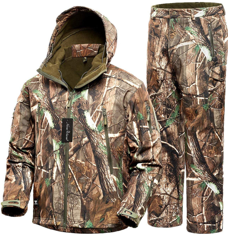 NEW VIEW Hunting Jacket Waterproof Hunting Camouflage Hoodie for Men,Hunting Suit