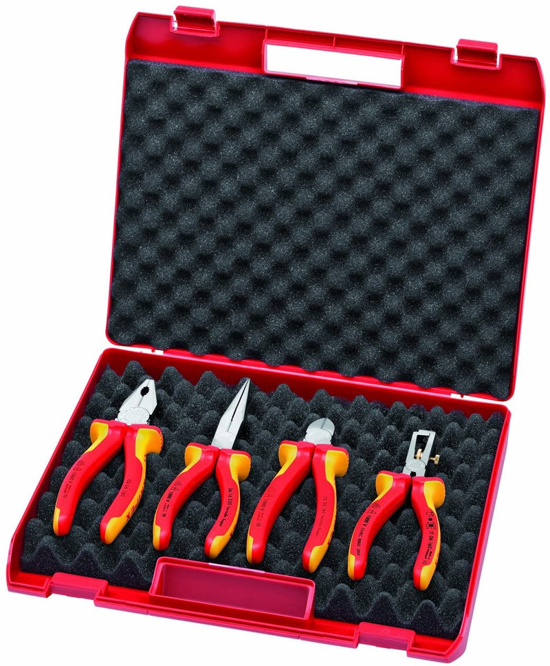 KNIPEX 00 20 15 4-Piece 1,000V Insulated Tool Set