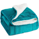 BEDSURE Sherpa Fleece Blanket Twin Size Grey Plush Throw Blanket Fuzzy Soft Blanket Microfiber