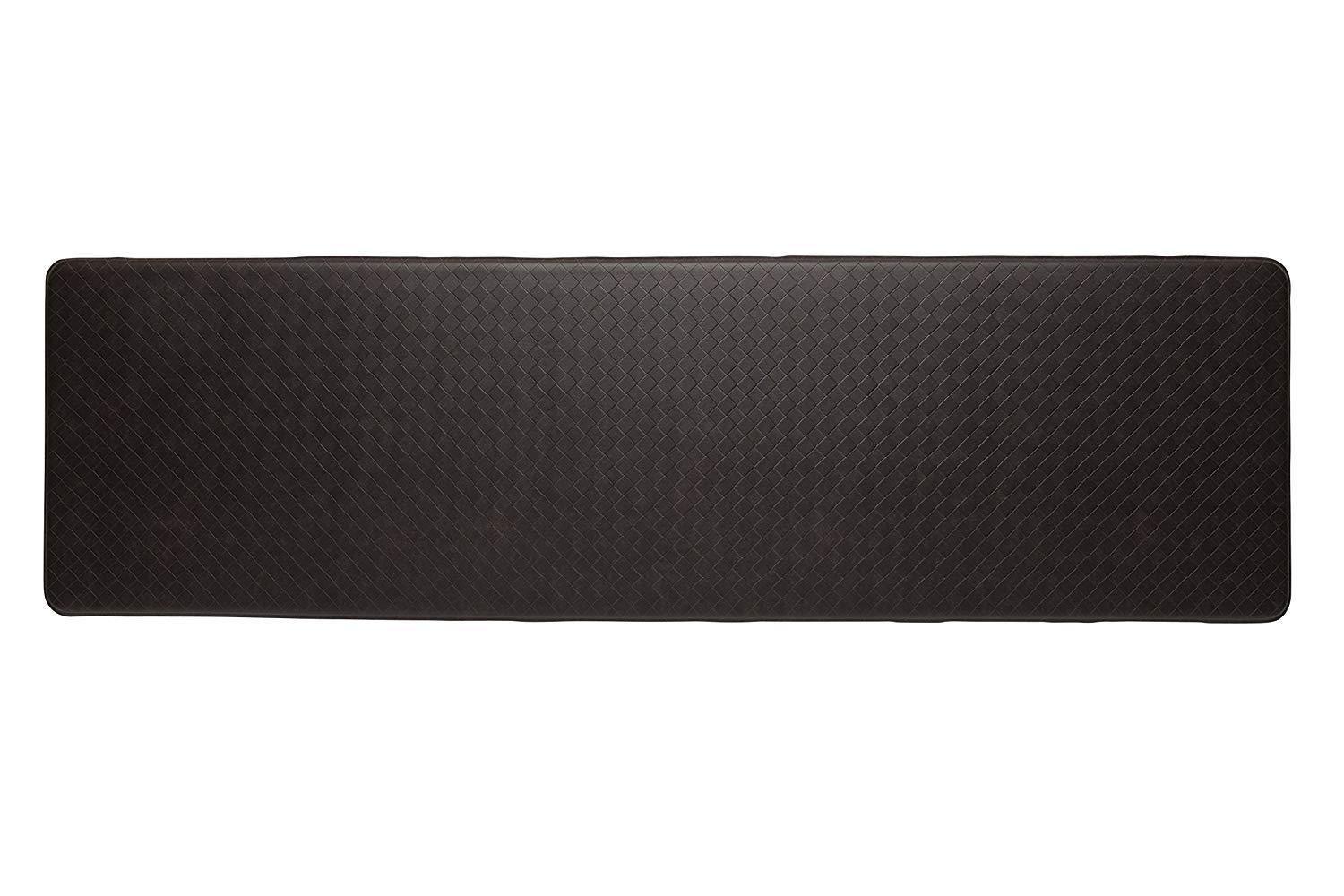 Imprint Cumulus9 Kitchen Mat Nantucket Series Island Area 26 in. x 48 in. x 5/8 in. Black