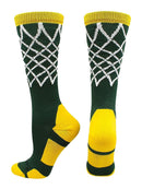 MadSportsStuff Elite Basketball Socks with Net Crew Length - Made in The USA