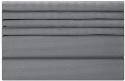 BYSURE Hotel Luxury Bed Sheets Set 4 Piece(Twin, Black) - Super Soft 1800 Thread Count 100% Microfiber Sheets with Deep Pockets, Wrinkle & Fade Resistant