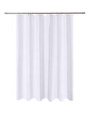 N&Y HOME Fabric Shower Curtain Liner Extra Long Stall Size 54 Width by 80 Length inches, Hotel Quality, Washable, White Bathroom Curtains with Grommets, 54x80