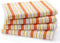 COTTON CRAFT - 12 Pack - Twill Stripe Kitchen Towel - Multi- 100% Cotton - Oversized 16x28 - Modern Clean Striped Pattern