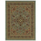 Ottomanson Ottohome Collection Persian Heriz Oriental Design with Non-Skid (Non-Slip) Rubber Backing Area Rug,5'0"X6'6"., Sage Green/Aqua Blue