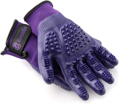K&K Pet Grooming Gloves - Patented #1 Ranked, Award Winning Shedding, Bathing, & Hair Remover Gloves - Gentle Brush for Cats, Dogs, and Horses