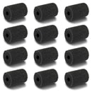 Gibot 12 Pack Professional Sweep Hose Scrubber Tail Replacement Scrubbers Fits Polaris 180, 280, 360, 380, 480,3900 Sport Vac-Sweep Pool Cleaner Sweep Hose Scrubber 9-100-3105, Black
