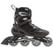 Rollerblade Zetrablade Men's Adult Fitness Inline Skate, Black and Silver, Performance Inline Skates