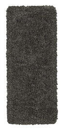 Ottomanson Flokati Collection Faux Sheepskin Shag Runner Rug, 2'X5', Dark Grey