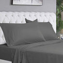 BYSURE 3 Piece Luxury Bed Sheet Set - Soft Durable Brushed Microfiber 1800 Thread Count Bedding Sheets with 14 Inch Deep Pockets,Wrinkle & Fade Resistant(Twin,Black)