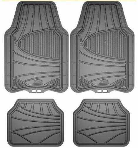 Custom Accessories Armor All 78842 4-Piece Tan All Season Rubber Floor Mat