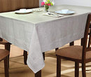 COTTON CRAFT 100% Linen Hemstitch Table Cloth - Size 60x90 Natural - Hand Crafted and Hand Stitched Table Cloth with Hemstitch Detailing.