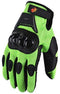 Street Bike Full Finger Motorcycle Gloves 09 (Large, black)