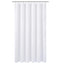 N&Y HOME Caregiver Attendant 36 inches Height Weighted Fabric Shower Curtain Machine Washable,Water Repellent Bathroom Curtains with Grommets, White, 48x36 inch