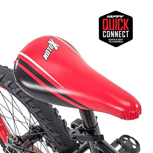 Huffy Kid Bike Moto X, Fast Assembly Quick Connect, 12", Gloss Red