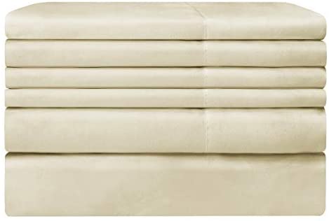 BYSURE Hotel Luxury Bed Sheets Set 4 Piece(Twin, Black) - Super Soft 1800 Thread Count 100% Microfiber Sheets with Deep Pockets, Wrinkle & Fade Resistant