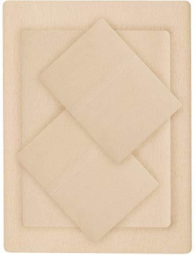 Mellanni 100% Cotton Flannel Sheet Set - Lightweight 4 pc Luxury Bed Sheets - Cozy, Soft, Warm, Breathable Bedding - Deep Pockets - All Around Elastic (Queen, Burgundy)
