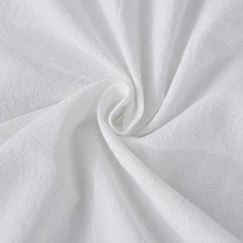 SORMAG 100% Washed Cotton Duvet Cover 3 Piece, Comforter Cover California King Size, Ultra Soft with Zipper Closure, Corner Ties, Simple Bedding Style, Gray White Plaid