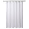 Mrs Awesome Fabric Shower Curtain with 9 Pockets 60 inches Width, Water Repellent, Washable, Odorless and Rust Proof Grommets, White,60x72