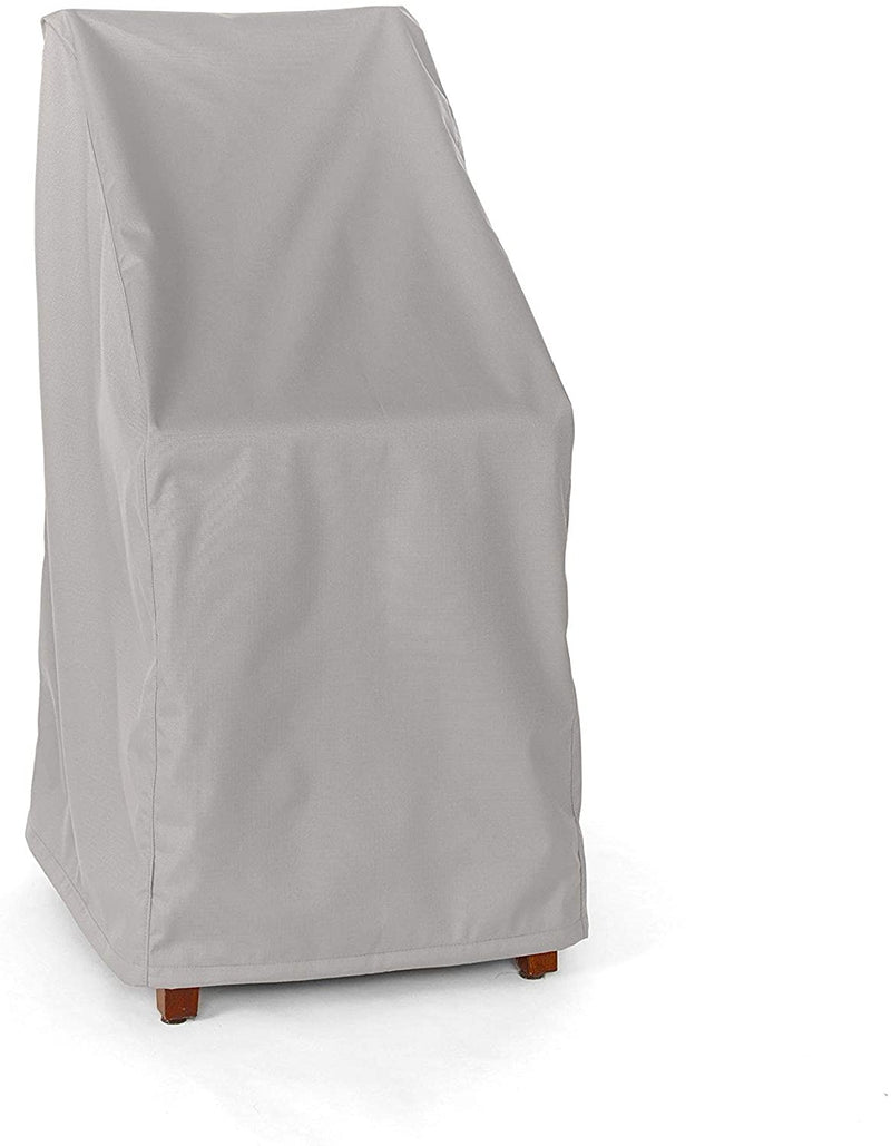 Y- STOP - Outdoor Chair Cover - Fits 34 Inch Width, 40 Inch Depth and 40 Inch Height - Ultima Ripstop - 600D Fade Resistant Poly - Breathable Covered Ventilation -7 Year Warranty - Ripstop Grey