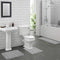 Office Marshal Memory Foam Soft Bath Mats - Non Slip Absorbent Bathroom Rugs Extra Large Size Runner Long Mat for Kitchen Bathroom Floors 24"x70", Grey