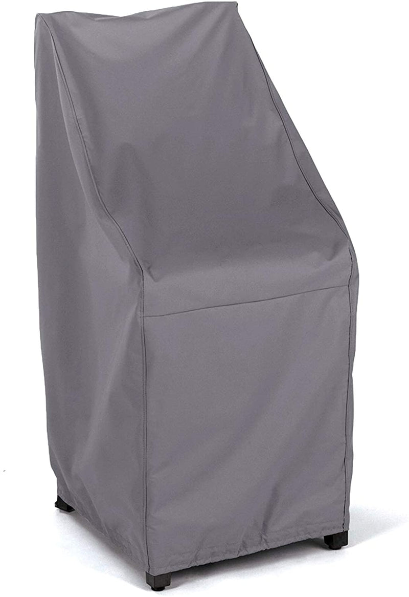 Y- STOP - Outdoor Chair Cover - Fits 34 Inch Width, 40 Inch Depth and 40 Inch Height - Ultima Ripstop - 600D Fade Resistant Poly - Breathable Covered Ventilation -7 Year Warranty - Ripstop Grey