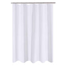 N&Y HOME Fabric Shower Curtain Liner Extra Long Stall Size 54 Width by 80 Length inches, Hotel Quality, Washable, White Bathroom Curtains with Grommets, 54x80