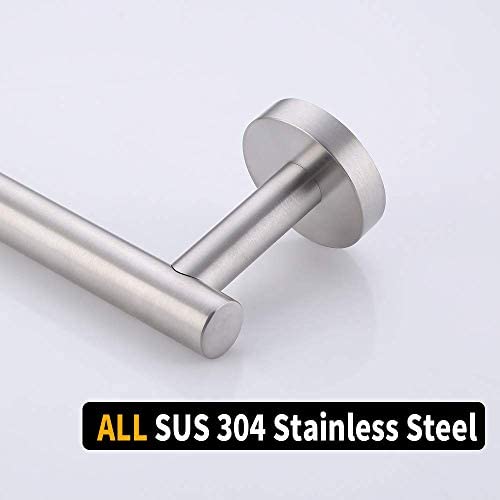 KES 18 Inches Towel Bar for Bathroom Kitchen Hand Towel Holder Dish Cloths Hanger SUS304 Stainless Steel RUSTPROOF Wall Mount No Drill Brushed Steel, A2000S45DG-2